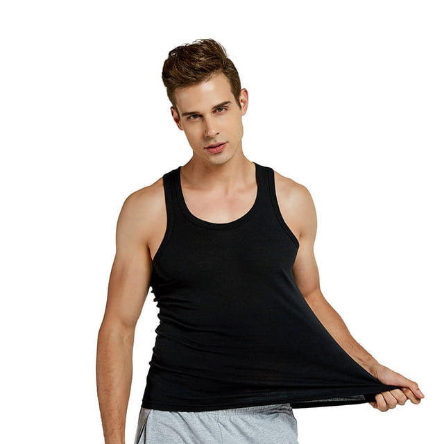Chaleco de verano para hombre, de algodón, ajustado, para estudiantes, deportivo, con obstáculos, de dos vías, de algodón, para hombre