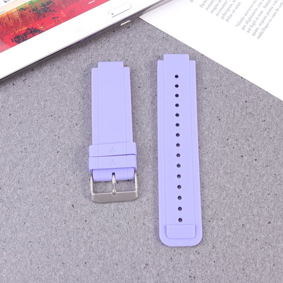 OUNONA Watch Straps Band Replacement Wristband Light Purple Secure Fit Daily Use 1Pack