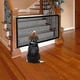 thumbnail image 1 of Foldable Retractable Dog Safety Gate for Stairs and Baby - Black (Size: 70*110 cm), 1 of 5