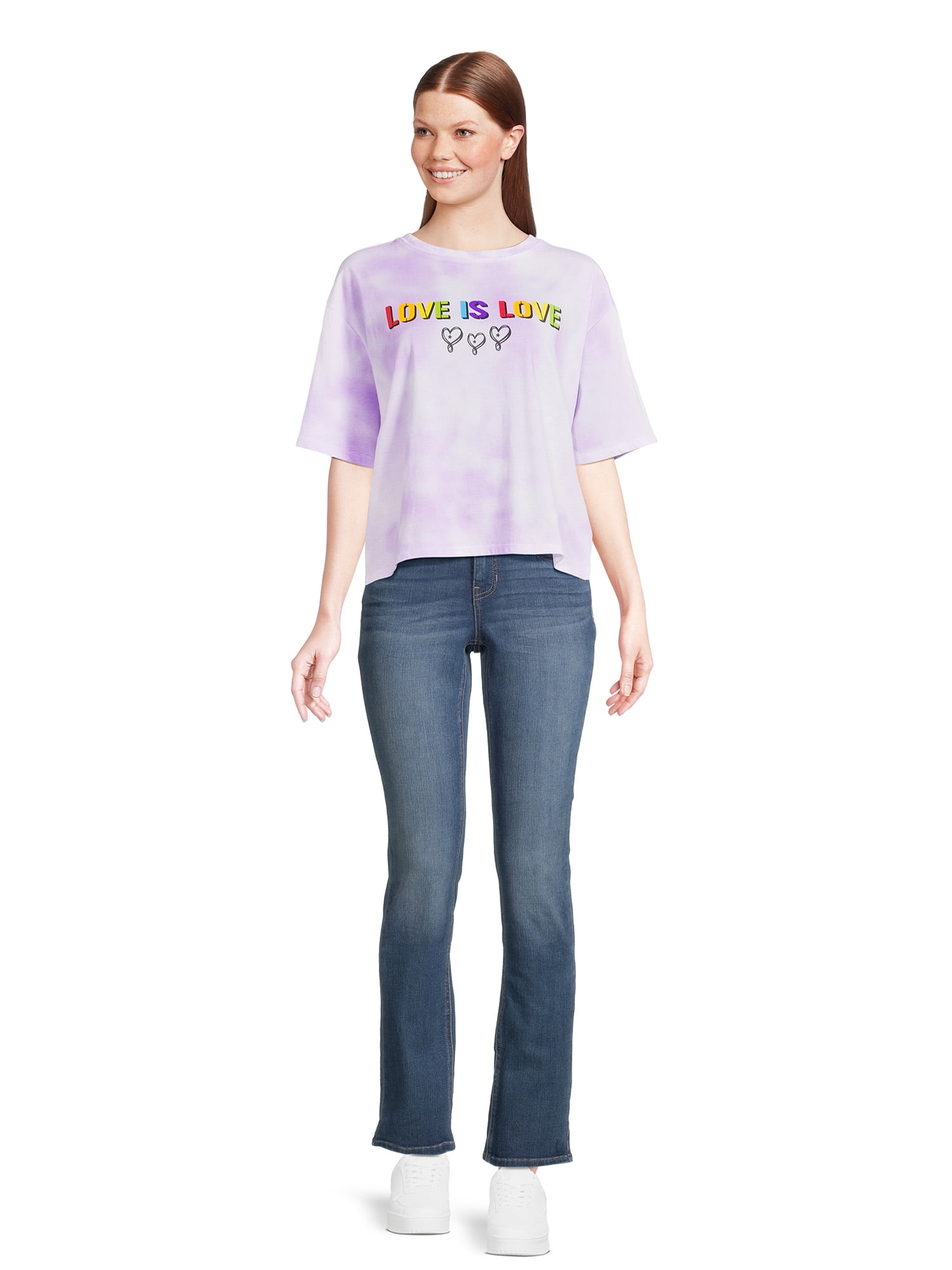 Love Is Love Juniors Skimmer Knit Top