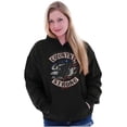 thumbnail image 3 of Country Strong USA Flag Bald Eagle Unisex Plus Fleece Graphic Hoodie Brisco Brands 3X, 3 of 6