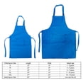 thumbnail image 2 of Toptie Cotton Canvas Kid & Parent Cooking Aprons and Chef Hat Set, 2 of 7