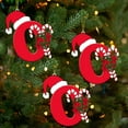 thumbnail image 3 of Taotanxi 26 Letter Ornaments Christmas Tree Decoration Personalized Christmas Letter Christmas Tree Hanging Pendant Xmas Alphabet Letters for Christmas Tree DIY Craft Christmas Ornaments (O), 3 of 6