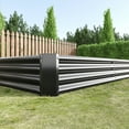 thumbnail image 4 of Bianlte Raised Garden Bed Kit,7.6x3.7x0.98ft,Metal Raised Bed Garden for Flower Planters,Vegetables Herb,Black, 4 of 5