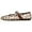 Leopard_brown, variant on Leopard Print Flats for Women, Mesh Round-Toe Comfort Flats with Ankle Strap, Breathable Design