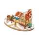 thumbnail image 1 of Casa de Navidad de madera DIY Decoración navideña Decoración de paisaje Brillante Juguete de bricolaje hecho a mano estilo C, 1 of 9