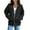 DD#-Black, variant on Sweatshirts for Women Full-Zip Long Sleeve Hoodies Winter Lightweight Trendy Cotton Drawstring Sweaters Y2k with Pocket Jackets Black L