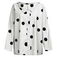 thumbnail image 2 of Elainilye Fashion Women Shirt Casual Boho Printing Half Sleeve T Shirts Lose Tank Tops,White, 2 of 6