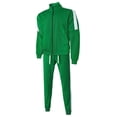 thumbnail image 2 of Hat and Beyond Mens Active Casual Track Jacket Jogger Two Tone Combo Set Sweatsuit, 2 of 5