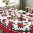 thumbnail image 5 of Christmas Tablecloth Waterproof Fabric Xmas Table Cloth for New Year''s Day and Christmas Home Decoration - 54" X 72" Oval, 5 of 6