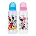 thumbnail image 1 of Biberón Cuello estandar Flujo Medio Disney Minnie y Mickey Evenflo 8oz / 240ml, 1 of 4