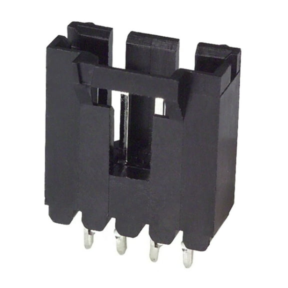 Pack of 2 103669-3 Connector Header Through Hole 4 position 0.100 (2.54mm)