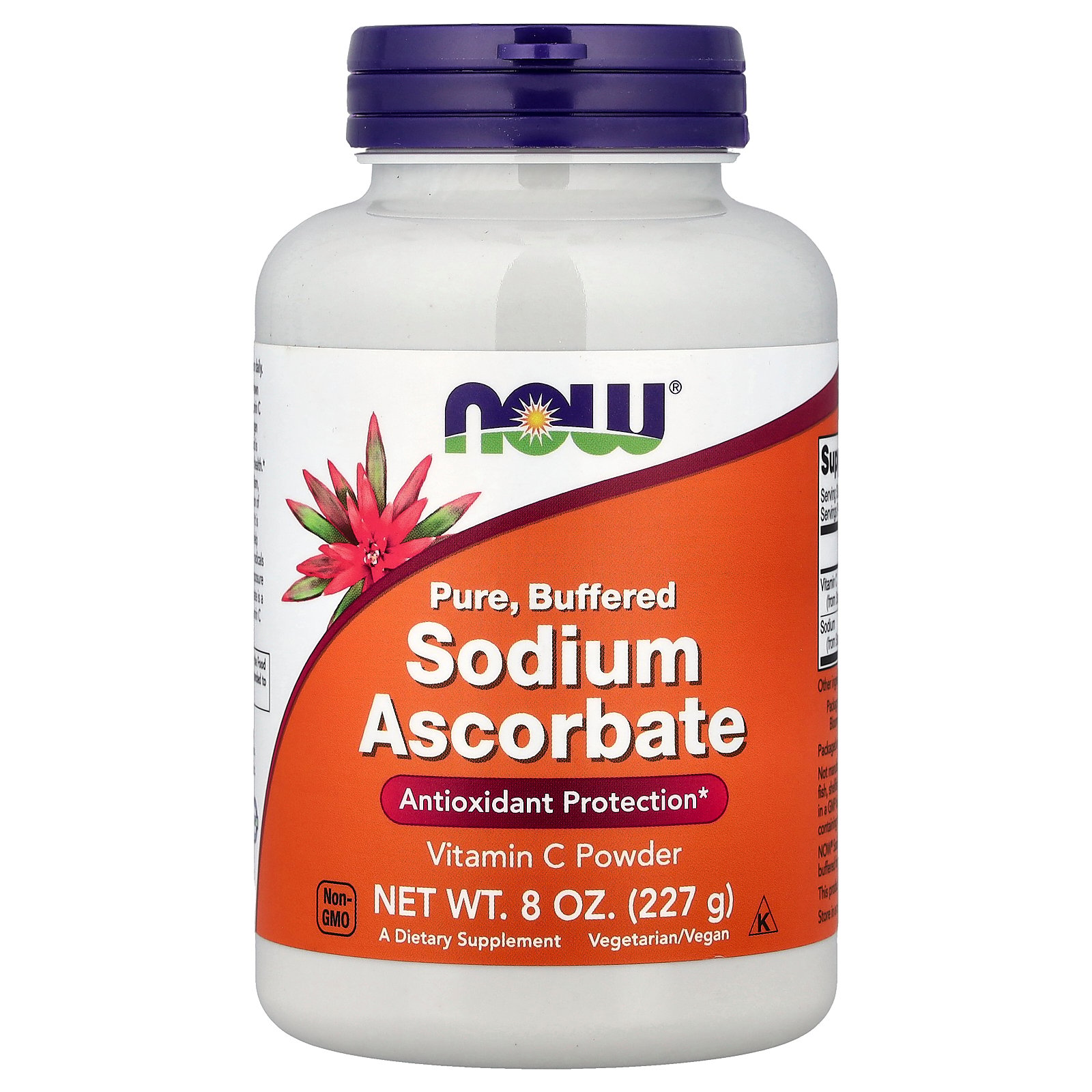 NOW Supplements, Sodium Ascorbate Powder, Buffered, Antioxidant Protection*, 8-Ounce