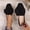 🔥 Black, variant on Women Flats Sandles Women's Fashionable Casual Solid Color Toe Bow Versatile Shallow Mouth Shoes Flat Shoes