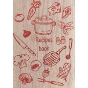 Recipes book: Recipe binder: Elegant recipe holder to Write In Recipe cards, chic Food Graphics design, Document all Your recipe box and Notes for Your Favorite, Collect the Recipes You Love in Your O