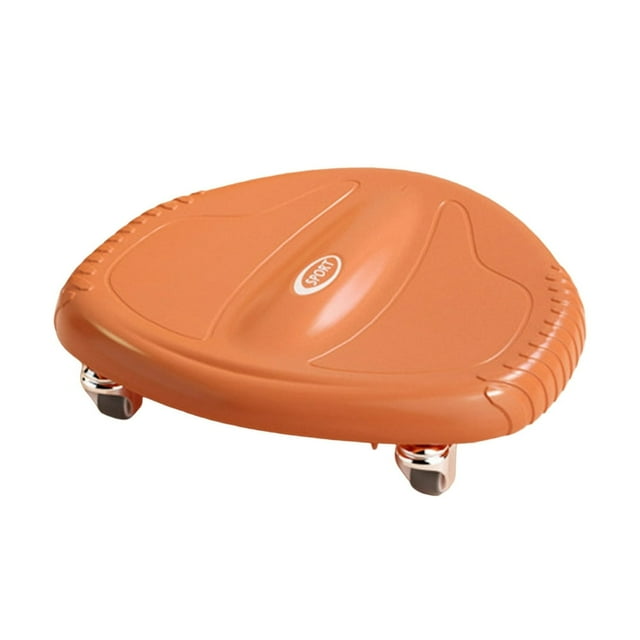 Rouleau Abdominal Grande Capacité de Charge 4 Roues Roulement Lisse Rotation Libre Rouleau Silencieux Roue Abdominale Anti-Bruit Équipement D\'entraînement Physique