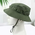thumbnail image 3 of Men's Camouflage Boonie Hats 3D Leaves Camo Cap Ghillie Caps Hunter Sniper Hats Fishing Sunshade Hunting Accessories (E), 3 of 7