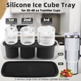 thumbnail image 2 of Molde de hielo Tcamp para vaso de 900-1200 ml con tapa y papelera, 2 of 8