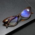 thumbnail image 3 of Gafas de lectura de moda, antiluz azul, estilo retro, clásicas, con forma de ojo de gato, para hombres y mujeres, 3 of 3