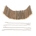 thumbnail image 2 of Wooden Swing, Cute Natural Hamster Wooden Swing Easy Installation Resting Platform With Hanging Chain For Parrots For Gerbils For Rats, 2 of 7