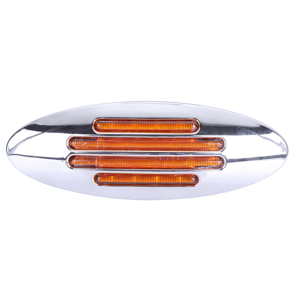 CCIYU Side Marker Light Universal 4x Amber 24LED Side Marker Clearance Light Bulbs Replacement