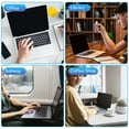 thumbnail image 4 of 15.6" Laptop Privacy Screen Filter for 16:9 Widescreen Computer Monitor Screen Protector Film, 15.6 Inch Monitor Privacy Shield and Anti-Glare Protector, Anti-Scratch, Anti Blue Light Filter, 4 of 7