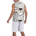 thumbnail image 2 of Naloa Funny Animals Series Basketball Jersey Reversible Men's Mesh Athletic Sports Shirts Training Practice S-4XL3X-Large, 2 of 6