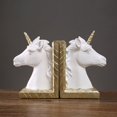 thumbnail image 1 of Soporte para libros de unicornio personalizado, decoración para escritorio de oficina, soporte para libros, decoración del hogar, 1 of 4