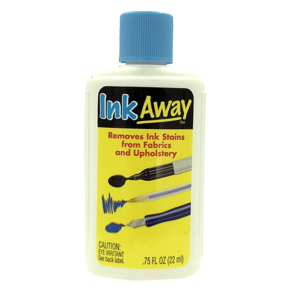 Ink Away Ink Stain Remover for Clothes Fabric Upholstery, 0.75 fl oz