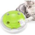 thumbnail image 5 of Juguete eléctrico para gatos - Juguete automático para gatos que se activa solo - Juguete interactivo para gatos que funciona con pilas - Muelles reemplazables - Verde, 5 of 5