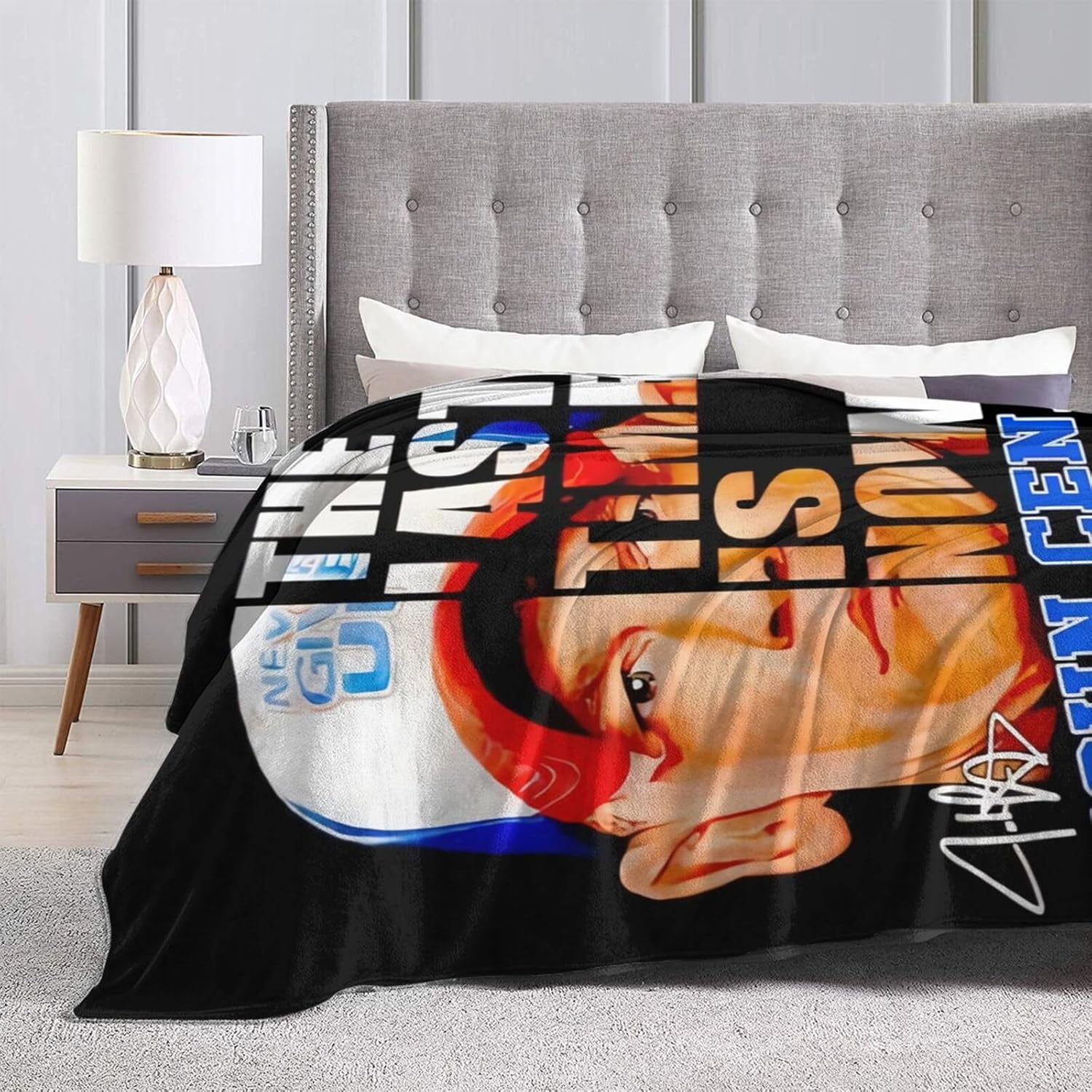 John Boxer Cena Blanket Throw Air Conditioning Blankets Soft Throws for Couch Bed All Seasons Use 40"x30"