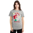 thumbnail image 2 of The Little Mermaid Womens Birthday Princess Ariel & Flounder Heather T-Shirt, 2 of 6