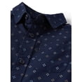 thumbnail image 2 of The Children's Place Baby & Toddler Boys Short Sleeve Poplin Button Up Shirt, Sizes 6M-5T, 2 of 4