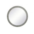 thumbnail image 1 of Élégant Decor MR53636 Miroir Rond 36 Po en Chevron - 18,5 x 18,5 x 0,16 Po., 1 of 3