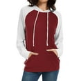 thumbnail image 6 of Womens Hoodies Pullover, Yigetop Hoodies for Women Lightweight Long Sleeve Sweatshirt Loose Fit Tops with Pockets 2025 Women Hoodie Red M, 6 of 9