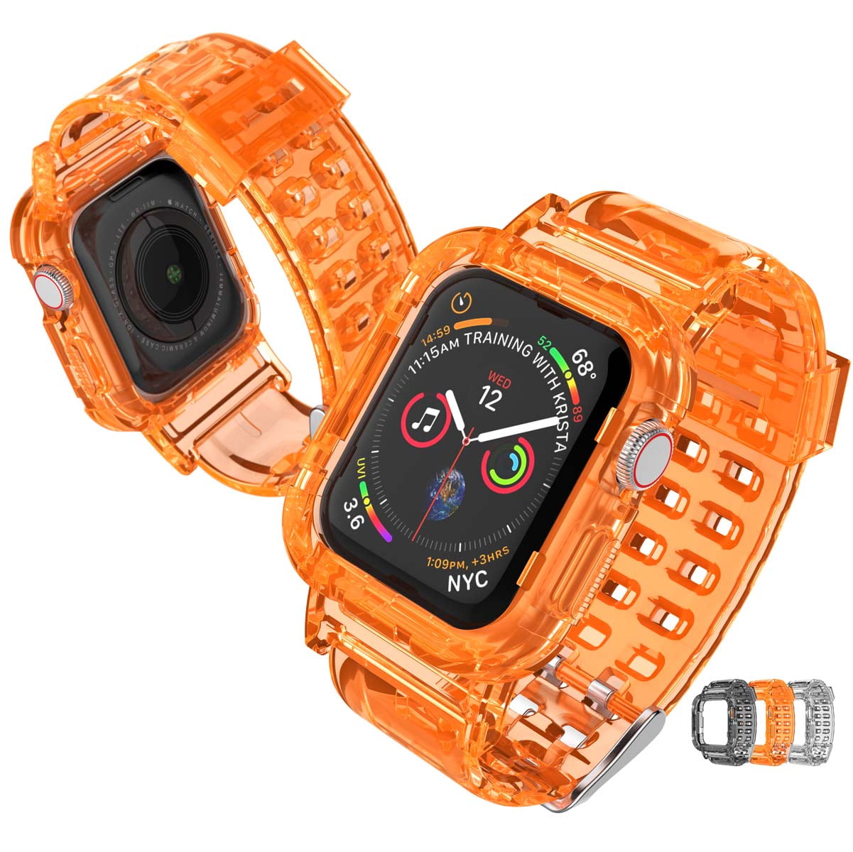 Rugged Protective Bumper Case for Apple Watch 38mm Series SE 7 6 5 4 3