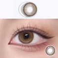 thumbnail image 3 of Lentes de contacto de color Mill CREEK con grado de potencia, lentillas anuales púrpuras, maquillaje gris, 1 año, 3 of 5