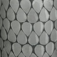 thumbnail image 3 of Glass Hurricane with Mosaic Teardrop Pattern, Medium, Gray, Saltoro Sherpi, 3 of 5