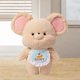 thumbnail image 2 of Muñeco de peluche infantil Adorable acurrucado decoración del hogar ratón muñeco de peluche para antes de dormir Marrón claro, 2 of 9