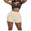 thumbnail image 4 of POIUYTR Padded Underwear for Women Plus Size Butt Lifter Seamless Booty Pads Hip Enhancer Panties Tummy Control High Waist Shapewear Boyshorts, 4 of 5
