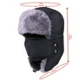 thumbnail image 2 of Babysbule Hats for Women Winter Lei Feng Hat Winter Mask Outdoor Thickened Thermal Apparatus Ski Hat Elderly Ear Cap Neck Cap Lei Feng Hat Winter Cap Woman, 2 of 3