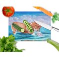 thumbnail image 2 of Carolines Treasures 7407LCB Corgi Sea Shell Find Glass Cutting Board - Large, 2 of 2
