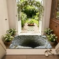 thumbnail image 3 of 3D Optical Illusion All-Weather Doormat, Optical Illusion Rug Ground Crack Illusion Rug 3D Rugs, Easy Clean Patio Porch Entryway Mat,Grey, 3 of 4
