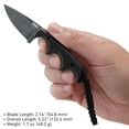 thumbnail image 6 of CRKT Minimalist Drop Point Outdoor Survival Fixed Blade Knife with Sheath: Stainless Steel Plain Edge Blade, G10 Handle, 2384K, 6 of 7