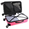 thumbnail image 5 of MOJO Pink LSU Tigers 21" 8-Wheel Hardcase Spinner Carry-On Luggage, 5 of 6