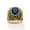 Blue, variant on PalmBeach Jewelry Men's Oval-Cut Simulated Red Ruby or Blue Sapphire 6 TCW Military Ring in Yellow Gold-Plated