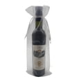 thumbnail image 5 of 20pcs Sheer Wine Bags 5.5x14.5 inch Reusable Simple Bottle Wrap Dresses Festive Packaging Baby Shower Wedding Favors (white), 5 of 5