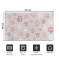 thumbnail image 5 of Pink Dog Paw Door Rugs,Washable Non Slip Door Mats Indoor,Decorative Door Mats,Entry Mat Indoor for Entrance,Bedroom,Kitchen,Bathroom,17"x30", 5 of 6