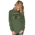 thumbnail image 3 of United States Military Army Star Logo Unisex Plus Size Long Sleeve Shirt Brisco Brands 2X, 3 of 3