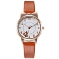 thumbnail image 1 of Reloj de cuarzo para hombre, elegante reloj de moda para hombre con esfera de cuero, reloj de cuarzo para mujer, reloj de regalo, reloj de cuarzo, 1 of 3